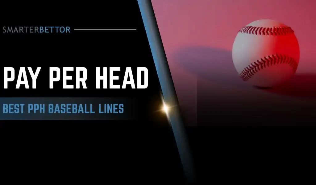 Pay-per-head baseball betting graphic questioning whether your PPH provider offers the best line types, featuring a stats-style branding element and baseball-themed background imagery (diamond or in-game action).